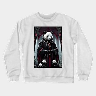 Beautiful gothic panda Crewneck Sweatshirt